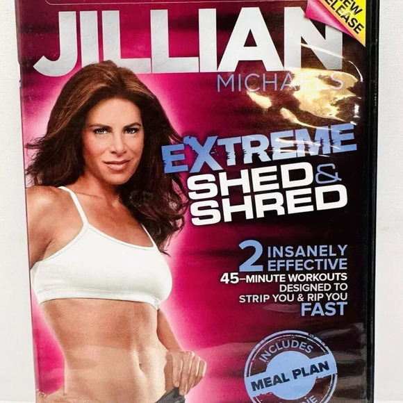 JILLIAN MICHAELS Extreme Shed & Shred 2 Insanely Effective 45-Minute Workout DVD - Picture 1 of 5